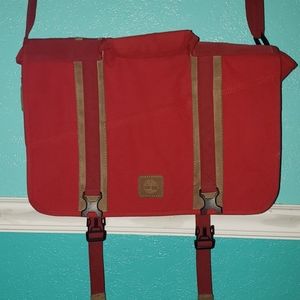 A satchel backpack